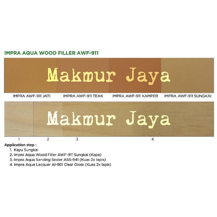 Propan Impra Aqua Wood Filler Jati AWF-911