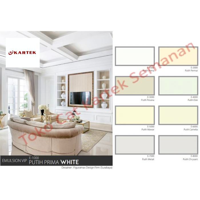 Mowilex Emulsion Interior E7000 VIP 7000 PUTIH MELATI (2.5 liter)