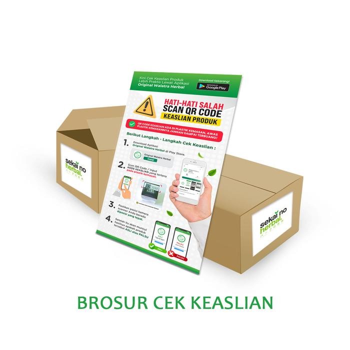 

Sekai No Herbal - Brosur Cek Keaslian Produk Original