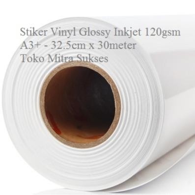 

Stiker Vinyl Inkjet A3+ Roll - 32cm x 30m - Stiker Vinyl Inkjet A3+ Roll