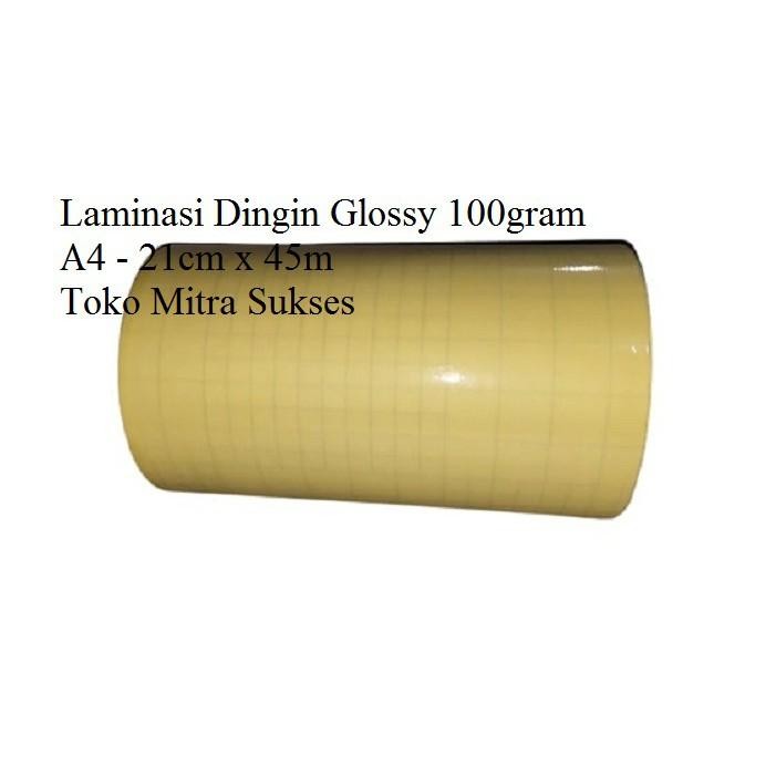 

Laminasi Dingin Glossy A4 21cm x 45m x 100gram