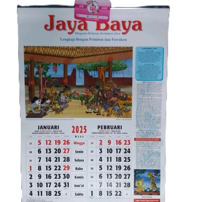 

Kalender Jaya Baya 2025 Primbon Jawa