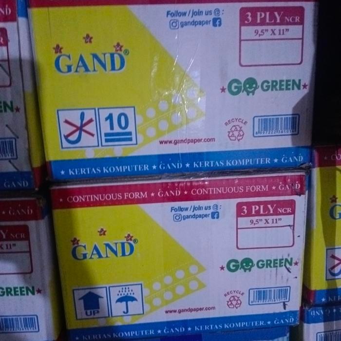 

kertas komputer/continous form 3 ply 9,5 x 11 termurah