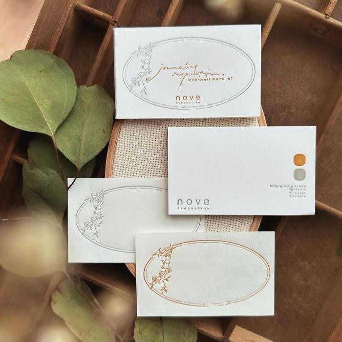 

Nove Lynn 2.0 Letterpress Memo Pad