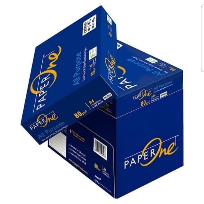 

GOSEND!! KERTAS HVS FOTOCOPY A4 PAPERONE 80 GR MURAH [1 DUS 5 RIM]