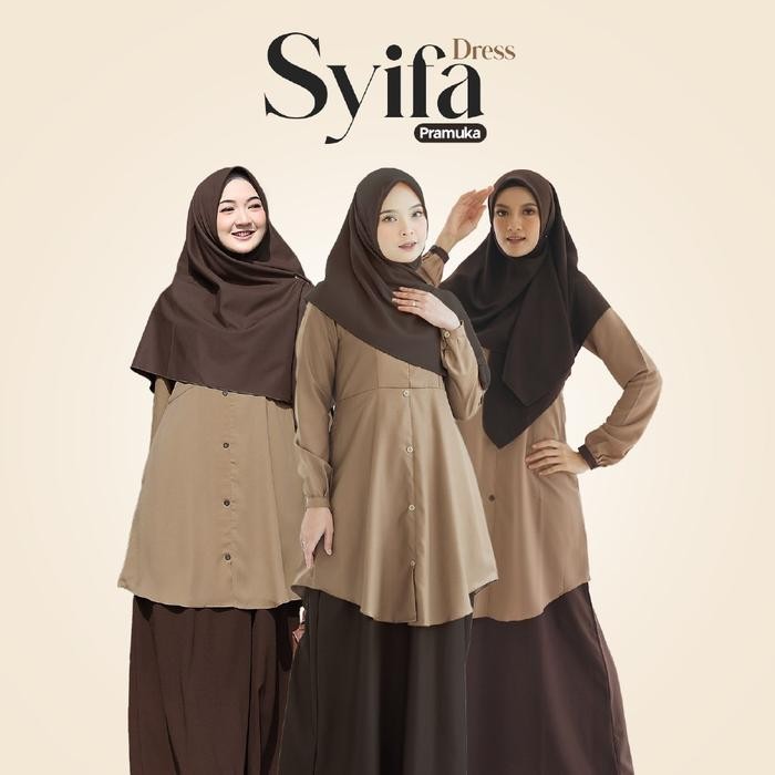 Syifa Dress By Maharrani Baju Pemda Baju Dinas Gamis Pemda Baju Pns