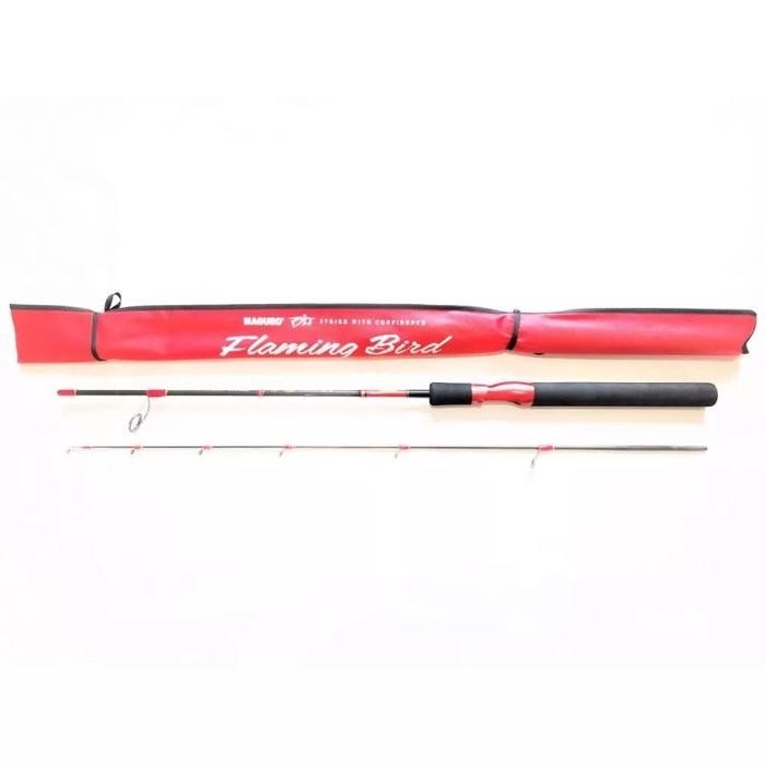 JORAN PANCING MAGURO FLAMING BIRD 150 165 BAHAN CARBON 6-14 Lbs LENTUR SUPER ENTENG DAN KUAT