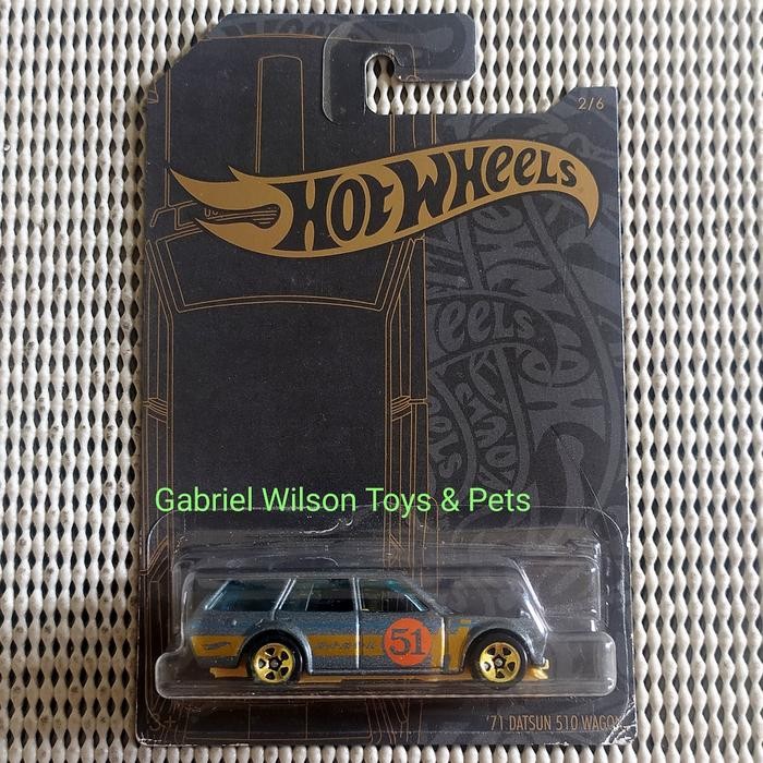 Hot Wheels 71 Datsun 510 Wagon - Grey(51st Anniversary Satin & Crome)