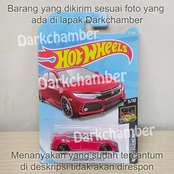 Hot Wheels 2018 Honda Civic Type R