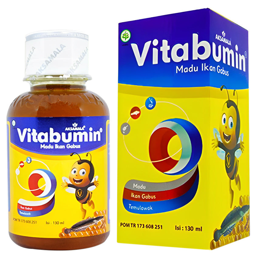 

Vitabumin Madu Ikan Gabus Suplemen Kesehatan Anak - 130 mL