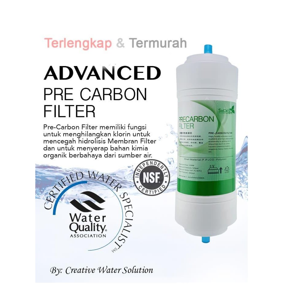 ID'' ADVANCED PRE CARBON FILTER 8 INCH - 234MM / FILTER ADVANCE KOREA