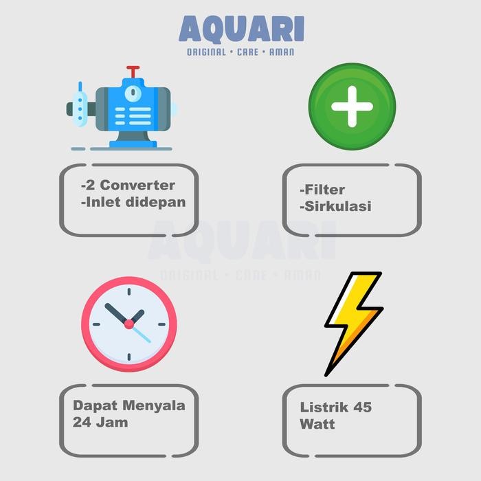 Yamano Wp 3800 Pompa Air Aquarium Kolam 2000L/J 45W Hitam Low Watt Perawatan Mudah Garansi Original