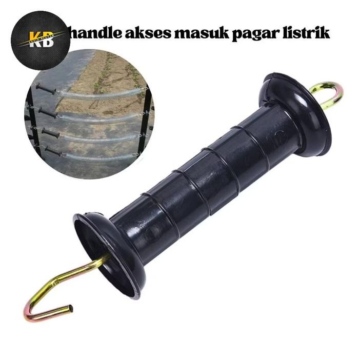Gate Handle Pegangan Akses Masuk Pagar Listrik Kejut