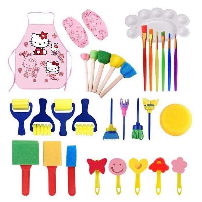 

Kids Art Craft Set, Kids Painting Set, Peralatan Mewarnai, Paiting Set