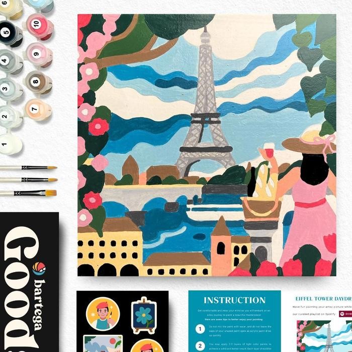 

Paint By Number - Eiffel Tower Daydream - Spanram
