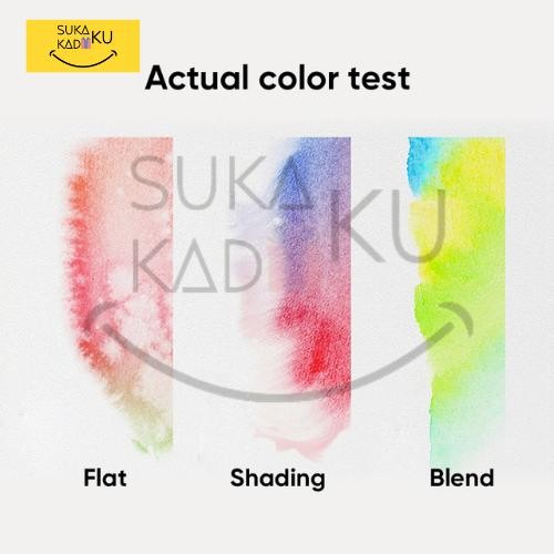 

Giorgione Professional Cat Air 36 Warna Solid Watercolor Paint Set Macaron Box