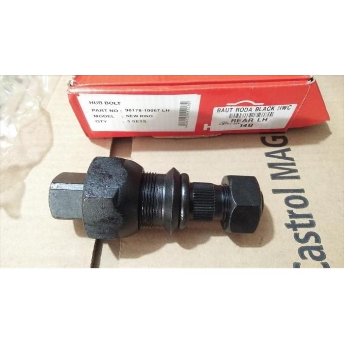 ready Baut Roda Hub Bolt Truk Dutro Dyna HT Rino 14B Belakang Kiri HWC