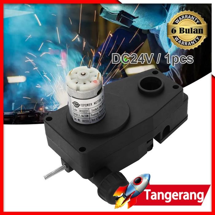 Diskon 24V Dc Wire Feed Assembly Mig Welder Feeder Motor Electric Harbor
