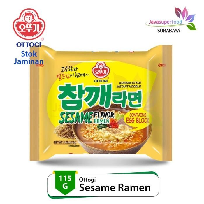 

(Allthebest) Ottogi Sesame Ramen 115g/Mi Ramen Rasa Wijen Asli Korea