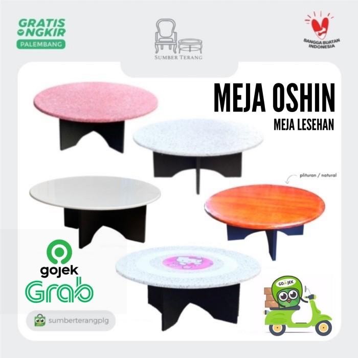 Meja Oshin Bulat Meja Osin Meja Lesehan Meja Tamu Kayu Coffee Table *