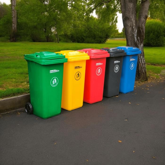 Tempat sampah besar 120 liter *