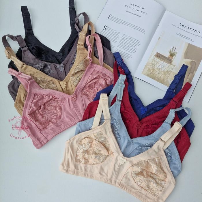 3 Pcs Bra Wanita Dewasa Tanpa Busa Bh Tanpa Kawat Guini *