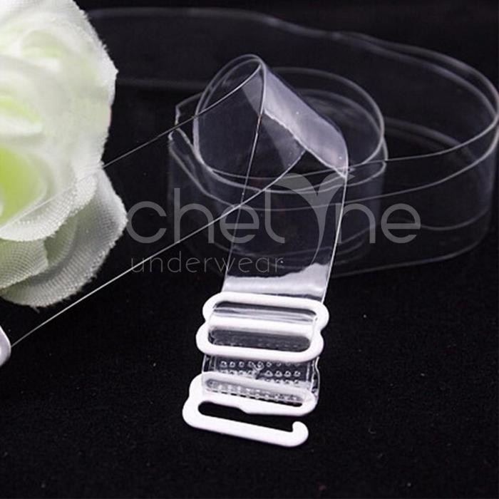 Chelyne Tali BH Plastik Transparan B05 / B06 / B02 / D01 Ada 3 Ukuran Lebar + B00 (Tali BH Air) Bra