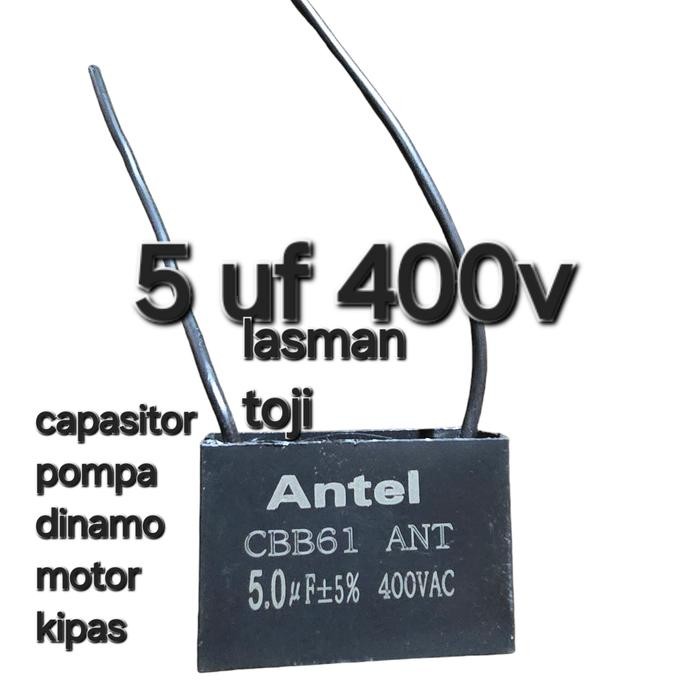 ( 5 uf 400v ) KAPASITOR CAPASITOR 5UF 450VAC 5.0 5.0UF MIKRO 350 350V 400 400V 450 V VOLT AC