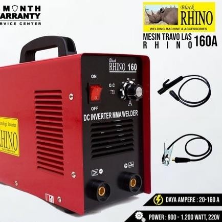 Travolas Rhino Mma 160 Amp Mesin Las Listrik Inverter