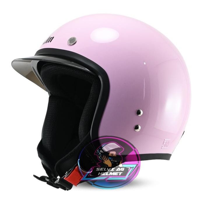 Helm Bogo Retro Mjm Capello Classic Full Leher Sni Untuk Pria Dan Wanita - Motorcycle Sepeda Pasti