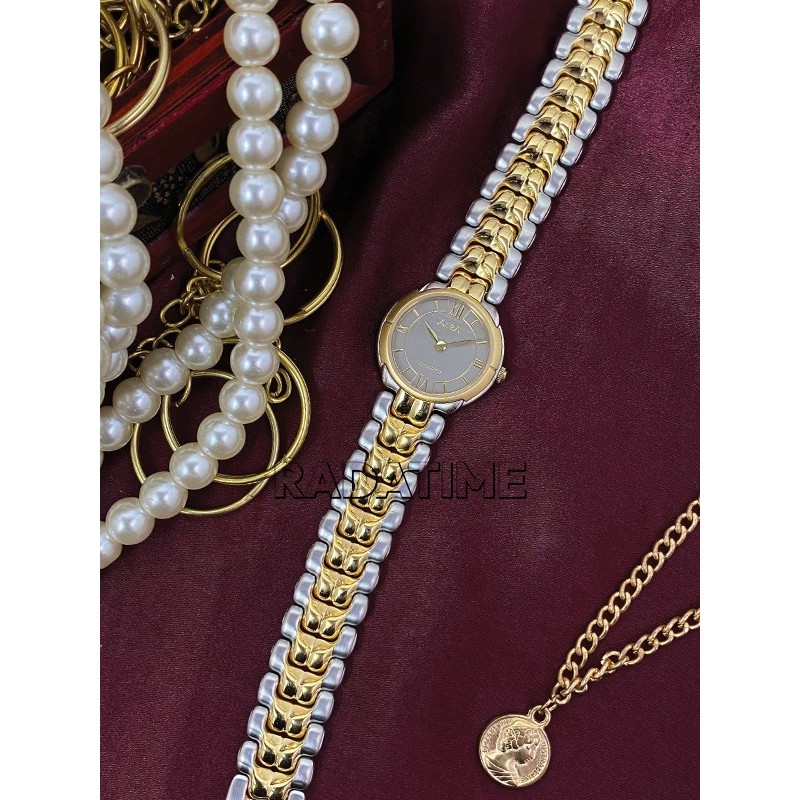 Jam Tangan Wanita Alba Collector 100% Original Gold ATAJ86 X1