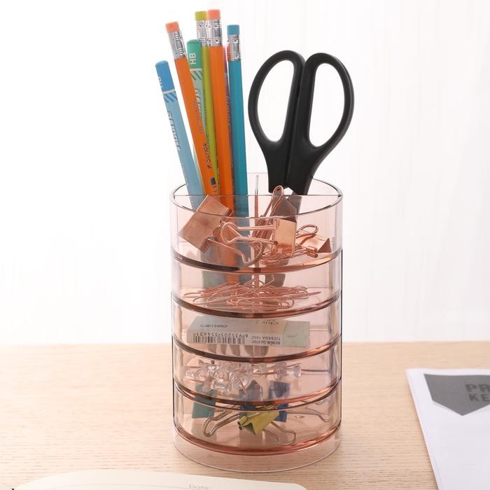 

Kenko Stationary - Desk Organizer / Tempat Alat Tulis Dengan Bahan Gpps 4 Laci E906