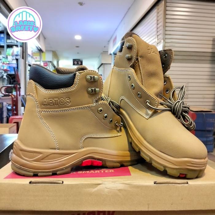Sepatu Safety Aetos Tungsten wheat/Safety Shoes Aetos Original Berkualitas