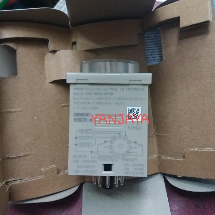 Terbagus Timer H3Cra Kaki 11 220V Omron/H3Cr A 11Kaki Omron