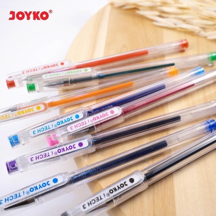

Deli Stationary - Color Gel Pen Pulpen Pena Joyko Gpc-325 Itech3 1 Set 8 Warna 0.28 Mm