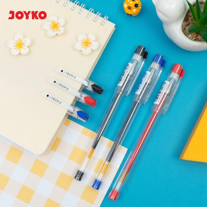 

Deli Stationary - Joyko Pulpen Gel 1 Pack Gp-266 Itech 2 0.28Mm Isi 12 Pcs