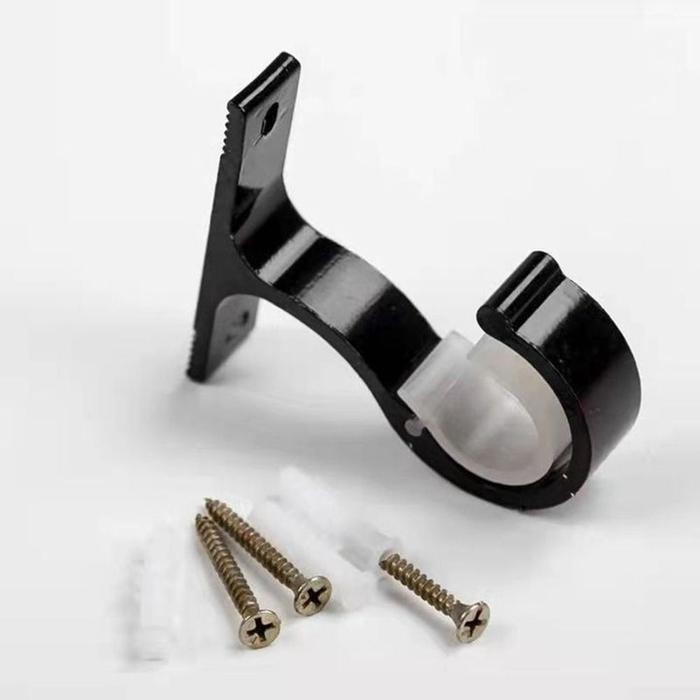 VFTD 2Pcs Bracket Tiang Gorden Aluminum Cantolan Tiang Gorden Fixfocus Hook Tiang Gorden