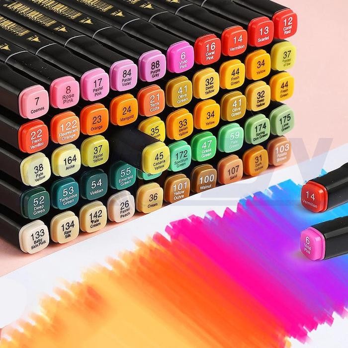 

Touch 204/168/120 Warna Sketsa Spidol Umum General Marker Set Animation Markers Pasti Diskon