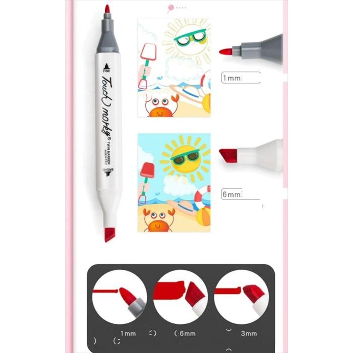 

Spidol Warna Warni 1 Set Sketch Marker 2 Tip Touch Marker Blue Plastik Pasti Diskon