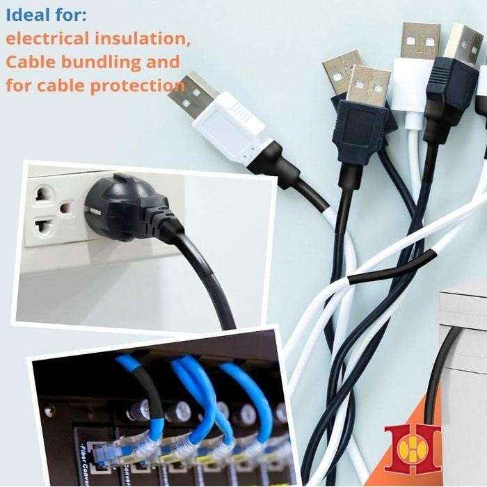 HEAT SHRINK KABEL BAKAR KONEKTOR PENYAMBUNG KABEL ISOLASI UKURAN BESAR