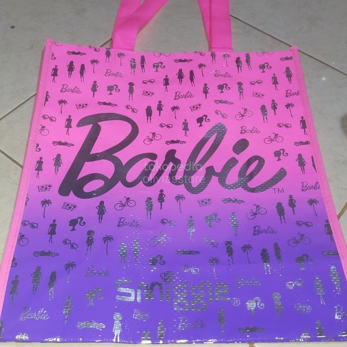 Tas Reusable Bag Smiggle Barbie X Smiggle Original Tas Belanja