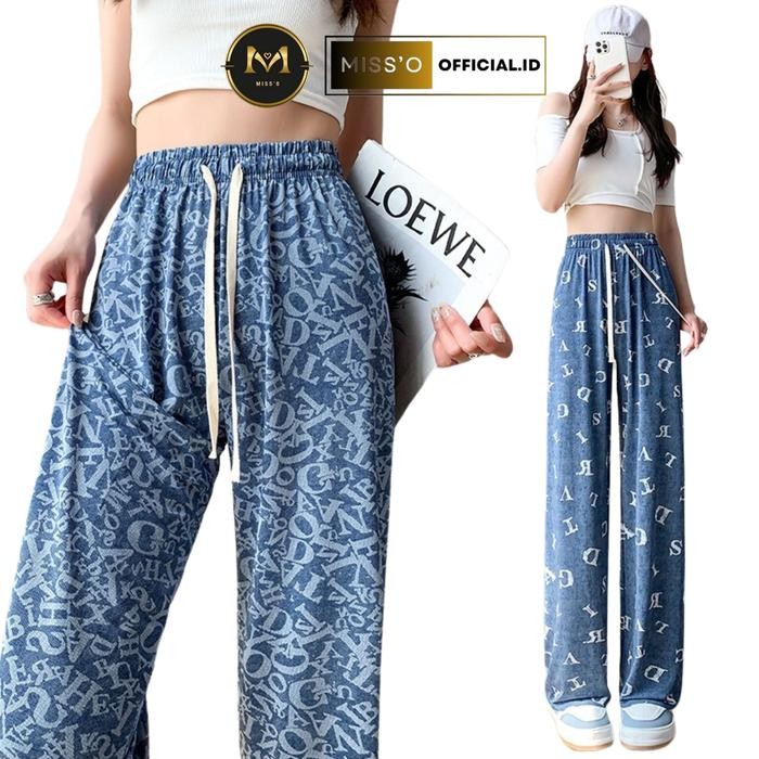 WMU0 Missoofficial.Id Cpg1570 Kulot Celana Panjang Wanita Cullots Midts Waist Korean