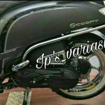 Lis Body Chroom Scoopy 2017 Dan 2018 Aksesoris New Scoopy