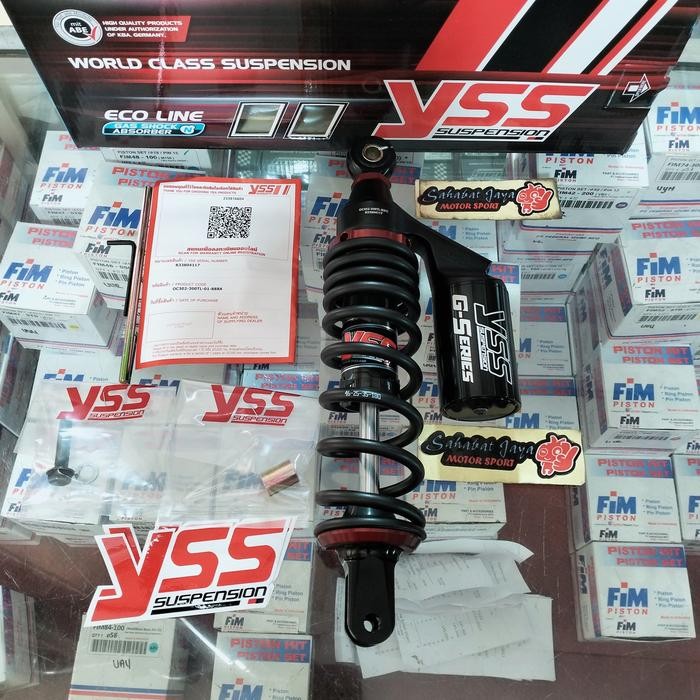SHOCK TABUNG YSS G-PLUS ORIGINAL THAILAND YSS 300MM MIO,BEAT,SCOOPY,DL
