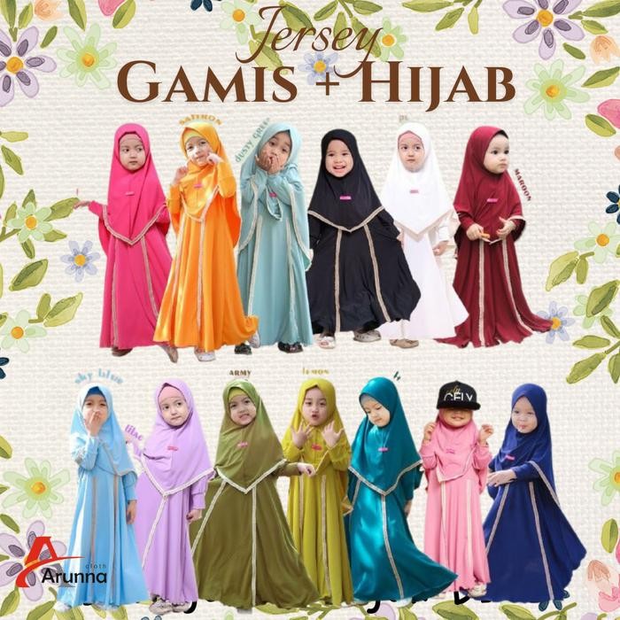 HWIH Baju Lebaran Anak Perempuan 2025 Gamis Anak Perempuan Viral Di Tik Tok