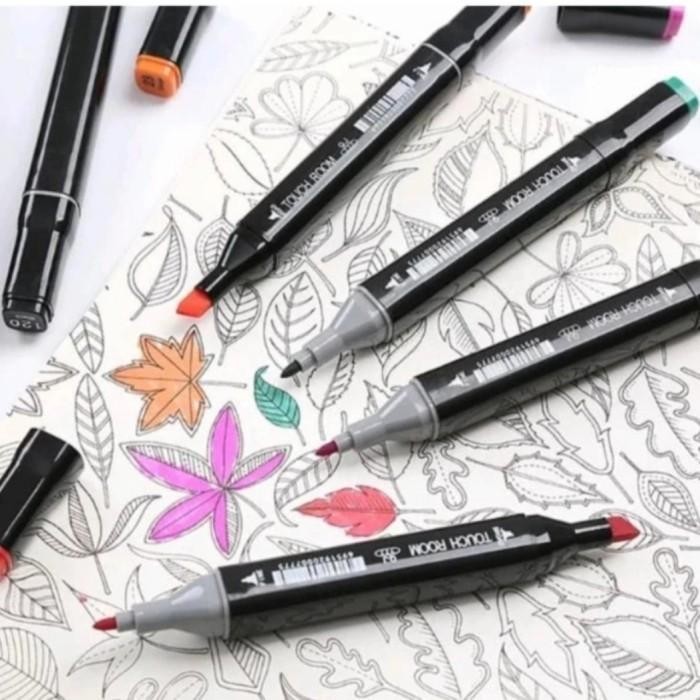 

DP Spidol Warna Ujung Ganda 36 Pcs Color Water Based Double Tip Marker