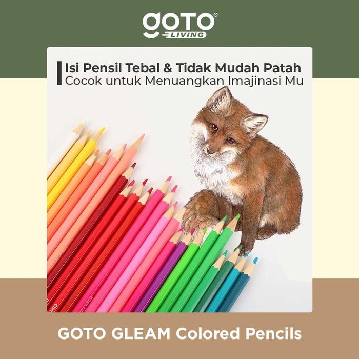 

Goto Gleam Color Pencil Pensil Warna Lengkap Isi 48 72 Pcs Besar