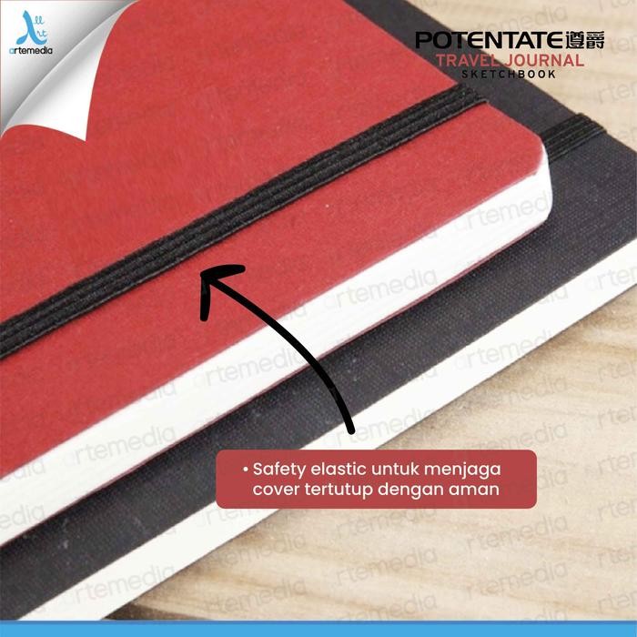 

Potentate Travel Journal Sketchbook Soft Cover Buku Sketsa