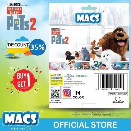 

Pensil Warna segitiga Secret Life of Pets 24 colors BUY 1 GET 1 FREE