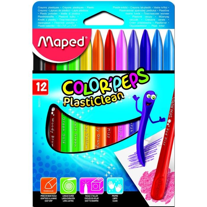 

Maped PlastiClean Crayon 12' - Cardboard